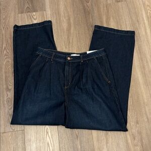 Loft High Rise Wide Leg Jeans 30 / 10 The Palazzo NWT